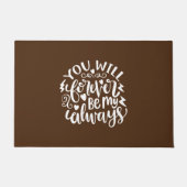 Weddenschap dat je nooit mijn altijd zult zijn deurmat (Voorkant)