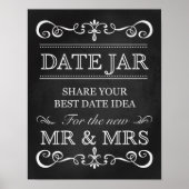 Weddenschap - Datum ondertekening voor huwelijk Poster (Voorkant)