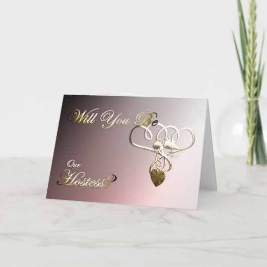 Weddenschap: Deelname aan het huwelijk Bedankkaart (Voorkant)