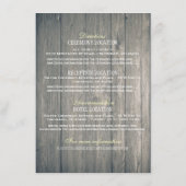 Weddenschap Details Informatie Champagne Glasses W Informatiekaartje (Achterkant)