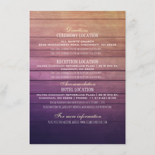 Weddenschap Details Informatie Champagne Glasses W Informatiekaartje (Achterkant)