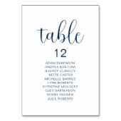 Weddenschap-diner, moderne bezoekerszetkaart kaart (Achterkant)