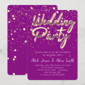 Weddenschap Direct downloaden Paars Gold Kaart (Voorkant / Achterkant)