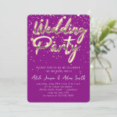 Weddenschap Direct downloaden Paars Gold Kaart (Staand voorkant)