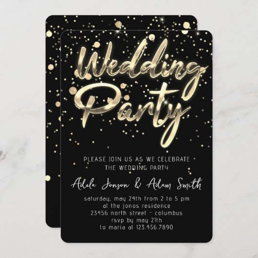 Weddenschap Direct downloaden zwart goud Kaart (Voorkant / Achterkant)