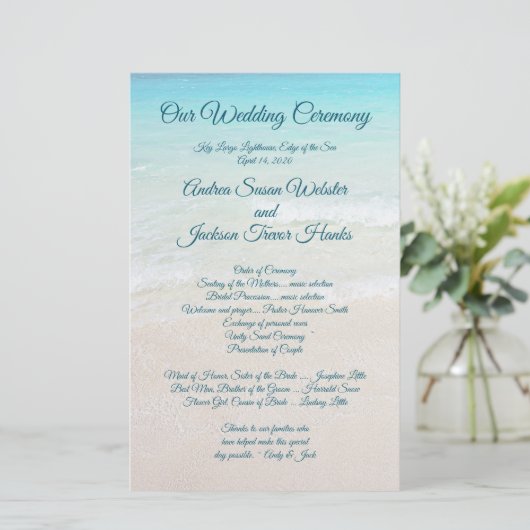 Weddenschap door de Zee - betaalbare platte progra (Staand voorkant)