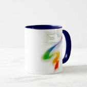 Weddenschap Dove met regenbooglint Mok (Voorkant rechts)