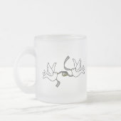 Weddenschap Doves met Rings Matglas Koffiemok (Links)