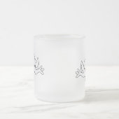 Weddenschap Doves met Rings Matglas Koffiemok (Center)