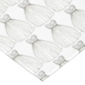 Weddenschap Dress Gown Bride Vrijgezellenfeest Tab Tafelkleed (Gekanteld)