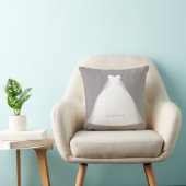 Weddenschap Dress Modern Glamor Bridal Chic Gray Kussen (Stoel)