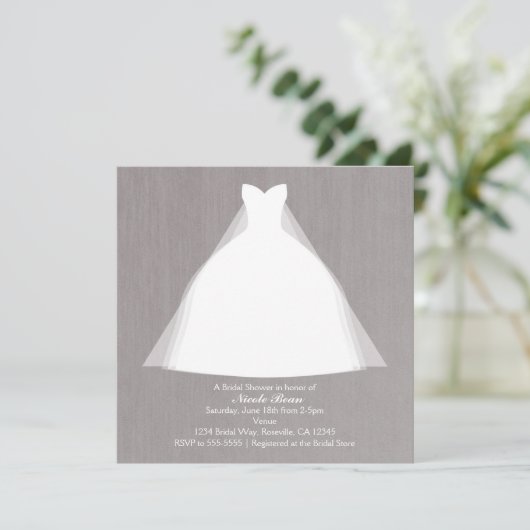 Weddenschap Dress Modern Glamor Vrijgezellenfeest  Kaart (Staand voorkant)