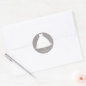 Weddenschap Dress Modern Glamor Vrijgezellenfeest  Ronde Sticker (Envelop)