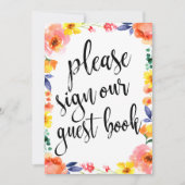 Weddenschap Een betaalbaar Boho-bordje Kaart (Voorkant)