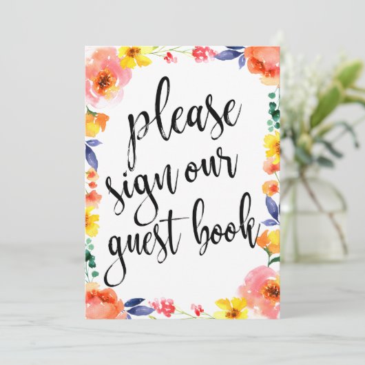 Weddenschap Een betaalbaar Boho-bordje Kaart (Staand voorkant)