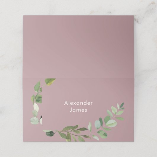 Weddenschap Eenvoudig afvullen Aangepaste naam Stu Plaatskaartje (Buitenkant ongevouwen)