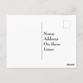 Weddenschap Eenvoudige en elegante anjers Briefkaart (Achterkant)