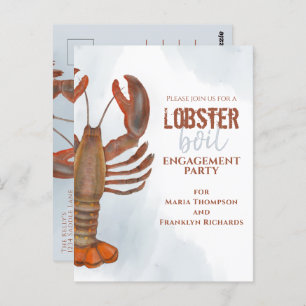 Weddenschap Eenvoudige lobster Briefkaart