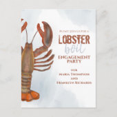 Weddenschap Eenvoudige lobster Briefkaart (Voorkant)