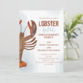 Weddenschap Eenvoudige lobster Kaart (Staand voorkant)