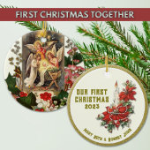 Weddenschap Eerste Kerstkerst Katholieke Keramisch Keramisch Ornament