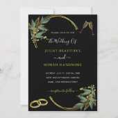 Weddenschap - Elegant Black Gold Design (Voorkant)