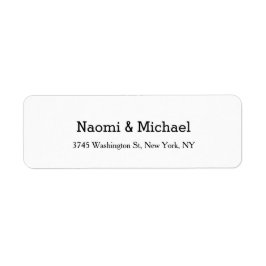 Weddenschap Elegant Creative Classical Black White Etiket