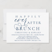 Weddenschap Elopement, gelukkig altijd na Brunch Kaart (Voorkant)