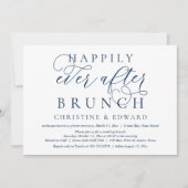 Weddenschap Elopement, gelukkig altijd na Brunch Kaart (Voorkant)