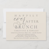 Weddenschap Elopement, gelukkig altijd na Brunch Kaart (Voorkant)