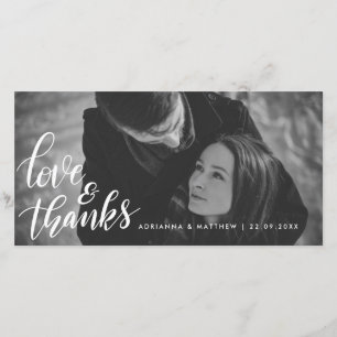 Weddenschap en Bedankt   Paar foto