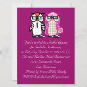 Weddenschap en Groom Owl Bridal Shower Kaart (Voorkant)