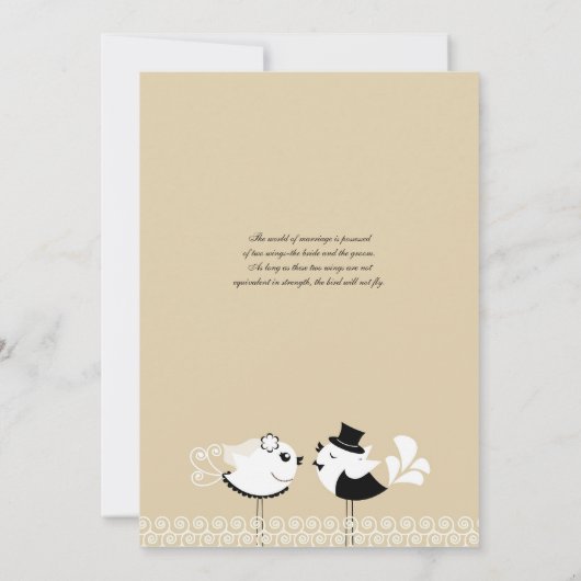 Weddenschap en uitnodiging tot het uitzenden van e (Achterkant)