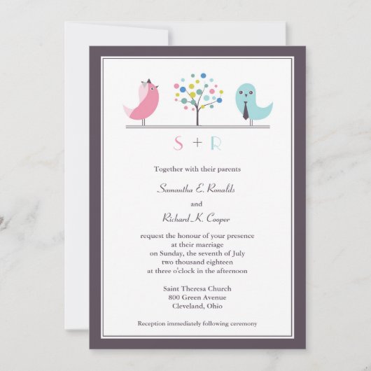 Weddenschap en uitnodiging tot het uitzenden van e (Voorkant)