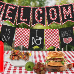 Weddenschap en Vrijgezellenfeest Zomer ik doe BBQ Vlaggetjes