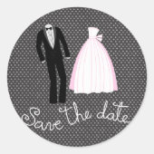 Weddenschap Envelope Ronde Sticker (Voorkant)