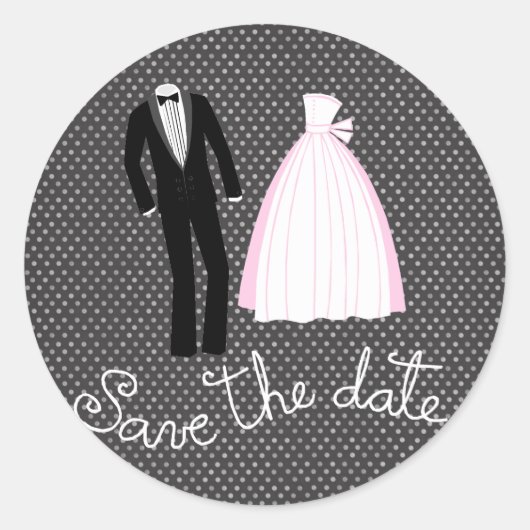 Weddenschap Envelope Ronde Sticker (Voorkant)