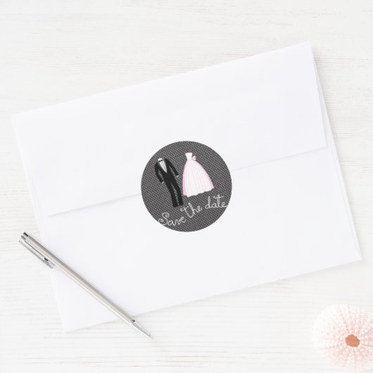 Weddenschap Envelope Ronde Sticker (Envelop)