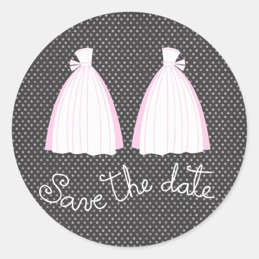 Weddenschap Envelope Ronde Sticker (Voorkant)