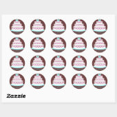 Weddenschap Envelope Ronde Sticker (Vel)