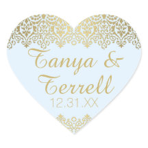 Weddenschap Envelope Seals Golden Lace Elegant