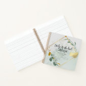 Weddenschap - Eucalyptus Botanical Gold Notitieboek (Binnen)