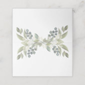 Weddenschap Eucalyptus Foliage Greenery Blank Plaatskaartje (Buitenkant ongevouwen)