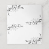 Weddenschap Eucalyptus Greenery Blank Plaatskaartje (Buitenkant ongevouwen)