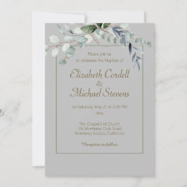 Weddenschap Eucalyptusboog 5" x 7" Kaart