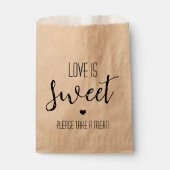 Weddenschap Favor Bags Bedankzakje (Voorkant)