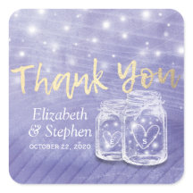 Weddenschap Favor Bedankt Mason Jars & String Ligh