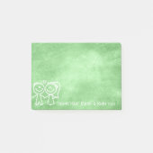 Weddenschap Favor Hartelijk dank Chalkboard Lemon  Post-it® Notes (Voorkant)