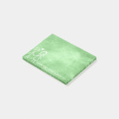 Weddenschap Favor Hartelijk dank Chalkboard Lemon  Post-it® Notes (Schuin)