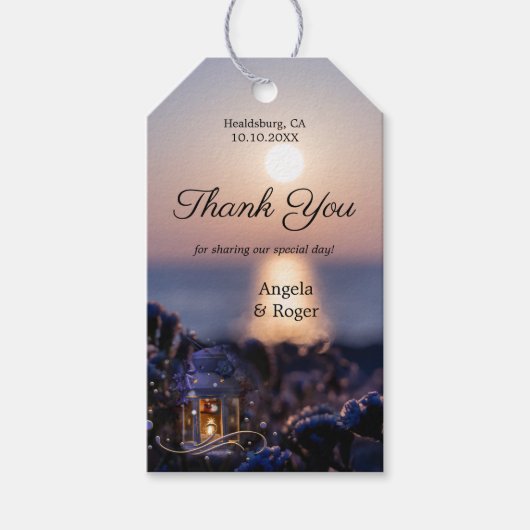 Weddenschap Favor Hartelijk dank of Vrijgezellenfe Cadeaulabel (Voorkant)